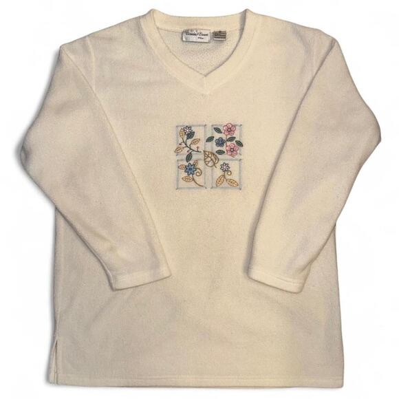 insane vtg vintage grandmacore cottagecore 90s 80s pullover - Picture 2 of 5